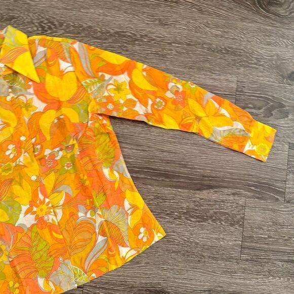 Diolen Cotton Vintage Deadstock Button Up - Picture 4 of 10